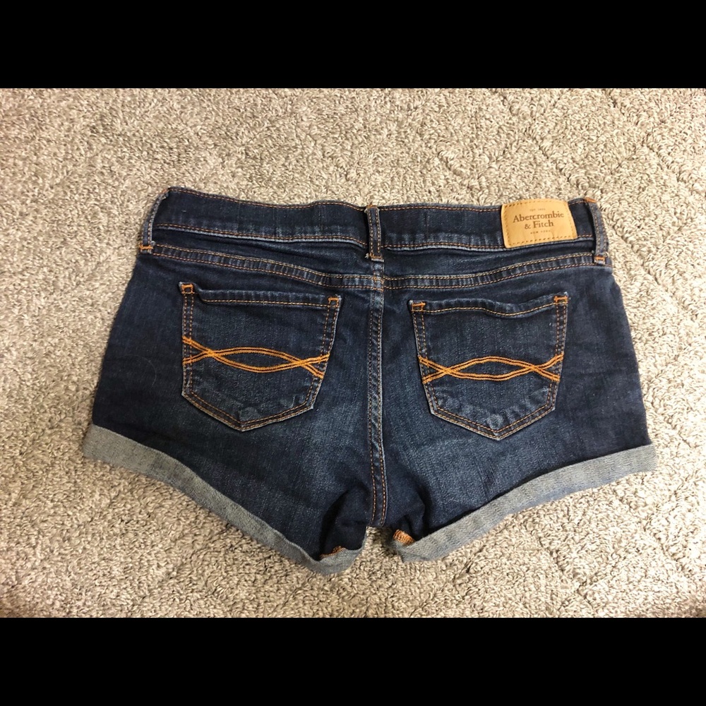 Abercrombie & Fitch Blue Jean Shorts